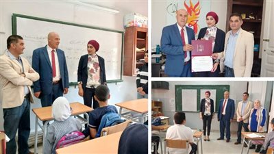 رئيس المنطقة التربوية في الجنوب  زار