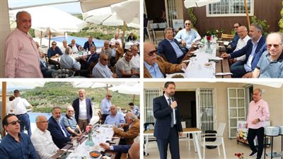 فيصل كرامي لبى دعوة خالد البساط الى غداء تكريمي أقامه على شرفه بمشاركة فاعليات من صيدا والجنوب