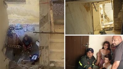 بالفيديو والصور: العناية الإلهية تنقذ سكان مبنى في صيدا القديمة بعد إنهيار كامل الدرج.. والدفاع المدني يخليهم بعد محاصرتهم