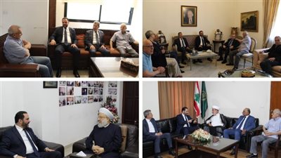 جولة لحزب البعث العربي الاشتراكي على قوى صيدا الروحية والسياسية