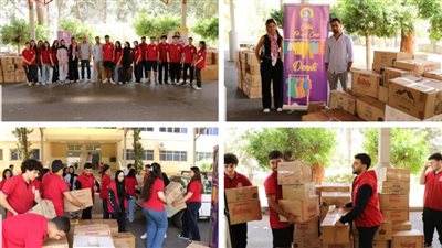 طلاب الإنجيلية في صيدا يواصلون حملتهم الخيرية Clothes For a Cause للسنة الثالثة عشرة
