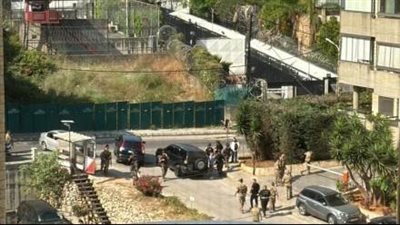 بالفيديو: هجوم مسلح فاشل على السفارة الأميركية في لبنان