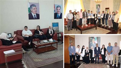 بهية الحريري تلتقي 