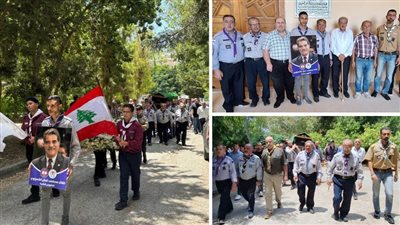 صيدا وعائلتها الكشفية ودّعا القائد الكشفي مصطفى كمال شعراوي