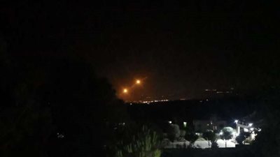 غارة اسرائيلية استهدفت طريق عام حداثا - رشاف دون وقوع إصابات