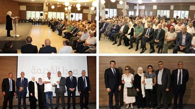 بمشاركة الحجار والحريري ولحود وبديع  تسليم الدفعة الأولى من سندات تمليك بيوت التعمير في صيدا والمية ومية لأصحابها