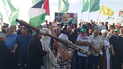 وقفة عند ساحة النجمة صيدا تنديدا بجريمة اغتيال هنية