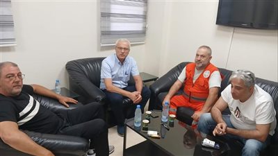 وفد من فوج الإنقاذ الشعبي يزور مستشفى صيدا الحكومي، ويتباحث في الاستعدادات لحالات الطوارىء
