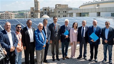 وزير الصحة يفتتح مشروع تزويد المستشفى التركي في صيدا بالطاقة الشمسية