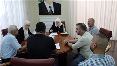 بهية الحريري تابعت مع وفد من 