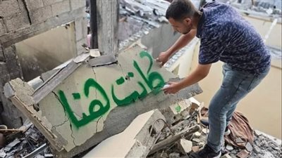 الخيام... جدران تحكي آلام غزة