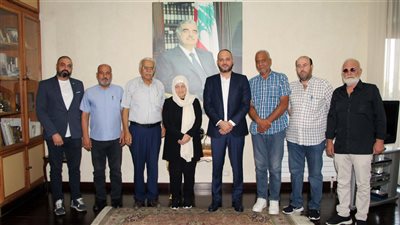 بهية الحريري التقت وفد 