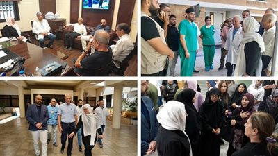 بهية الحريري جالت على مستشفياتها متضامنةً ومنوهةً بسرعة استجابتها والتقت فاعليات صيدا الروحية