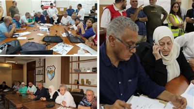 بهية الحريري تفقدت بحضور حازم بديع  غرفة عمليات 