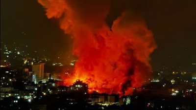 بالفيديو: ليلة مرعبة في الضاحية... قصف عنيف طال عدد من المناطق