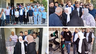 بهية الحريري تفقدت مركز استقبال النازحين في 