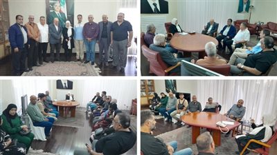 بهية الحريري تلتقي اللجان الشعبية الفلسطينية و