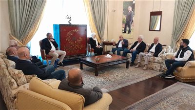 بهية الحريري استقبلت أسامة سعد على رأس وفد من التنظيم الناصري