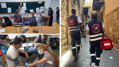 تقديمات مؤسسة الحريري الصحية للنازحين في صيدا حتى 10 تشرين الثاني 2024: 926 معاينة طبية و 173 مهمة إسعاف ميداني  و133 مهمة نقل مرضى