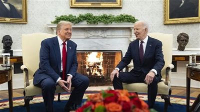 في اجتماع بالبيت الأبيض... بايدن وترامب يناقشان وضع الشرق الأوسط