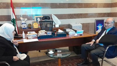 الحلبي تابع الشأن التربوي مع بهية الحريري وشكر مؤسسة الحريري على صيانة مدارس رسمية في صيدا ما مكنها من العودة للتعليم الحضوري