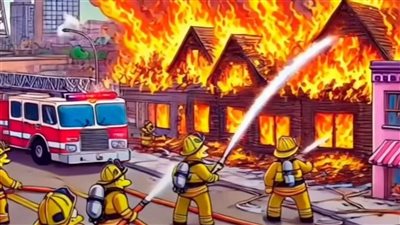  عائلة سيمبسون تضرب من جديد… هل توقّعت اندلاع حرائق لوس أنجلوس؟ 