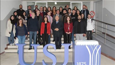 تزامناً مع الإحتفال بالعيد الـ150 لجامعة القديس يوسف لقاء لأسرة حرم لبنان الجنوبي بمناسبة بدء الفصل الدراسي الثاني بحضور رئيسها الأب سليم دكاش