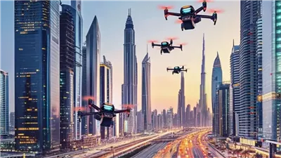 الإمارات تبدأ رسم ممرات التاكسي الجوي وطائرات الشحن المسيرة