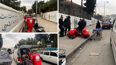 جريح بحادث صدم سيارة لدراجة نارية عند دوار الأميركان في صيدا