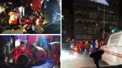 ثلاثة جرحى في حادثي سير بين سيارتين ودراجتين ناريتين في صيدا