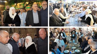 بهية الحريري جالت والسعودي وبديع في صيدا القديمة وتنويه مشترك بالحراك الرمضاني الذي تشهده المدينة