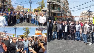 بالفيديو والصور: اعتصام للمستأجرين القدامى في سوق صيدا التجاري احتجاجا على اقرار قانون الايجارات الغير سكنية