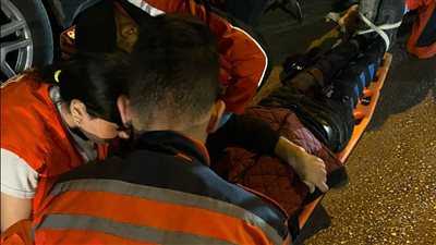 جريح في انزلاق دراجة نارية في شارع رياض الصلح في صيدا