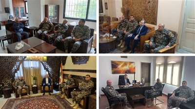 رئيس مديرية امن الدولة في الجنوب جال على فاعليات صيدا لمناسبة تسلمه مهامه