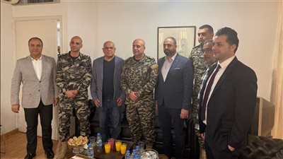 منسق المستقبل في الجنوب استقبل المدير الاقليمي الجديد لامن الدولة في الجنوب العميد وسيم النقيب