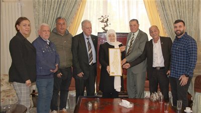 بهية الحريري استقبلت الناطور ووفداً من لجنة العلاقات الوطنية في حركة فتح