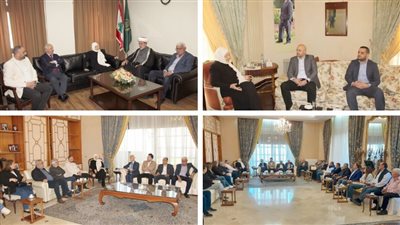 بهية الحريري زارت المفتي سوسان والتقت المقدم زبيب والرائد يونس وعقدت اجتماعاً لـ