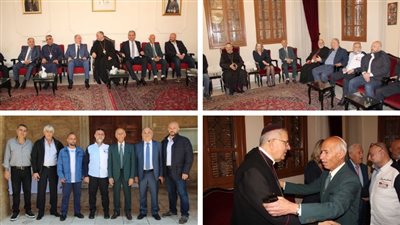 الشريف ووفد من جمعية تجار صيدا وضواحيها هنأوا المطرانين العمار وحداد بالفصح