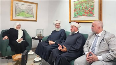 بهية الحريري استقبلت مفتي عكار الشيخ زيد زكريا على رأس وفد