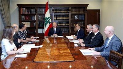 قصر بعبدا.. لقاءات أمنية وسياسية وإدارية وثقافية