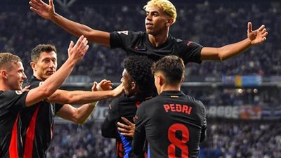 برشلونة بطلاً للدوري الإسباني بفوزه على إسبانيول