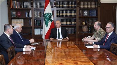 اجتماع أمني في بعبدا... قبل وصول الوفد الفلسطيني