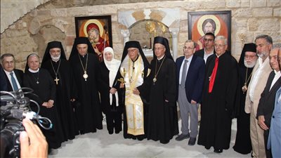 العبسي في تكريس كنيسة مار نقولا الأثرية في صيدا : لنحوّل ذاكرتها من شهادةٍ على الإنقسام إلى رمزٍ للوحدة