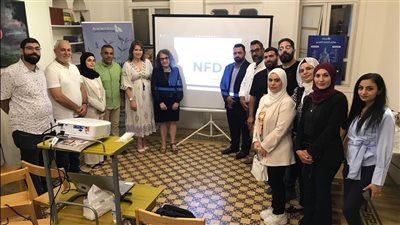 ندوة عن مكافحة المخدرات في جمعية الرسالة الزرقاء بالتعاون مع جمعية لا للمخدرات