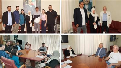 بهية الحريري التقت رئيس تجمع رجال الأعمال اللبناني الألماني ورئيس جمعية 'The Grace' ومدير LIU و'روتاراكت - صيدا'