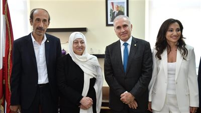 بهية الحريري زارت اتحاد بلديات جزين وقدمت التهاني لرومانوس ونخلة والأعضاء واتصلت برئيس بلدية جزين دافيد الحلو