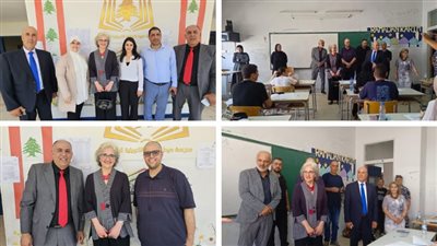 كرامي اختتمت جولتها التفقدية لمراكز امتحانات الشهادة الثانوية في صيدا: لبنان بلد صامد وقوي