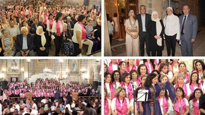 'تعو نغني بجزين' ريسيتال لجمعية 'تورا' في كنيسة مار يوسف كورال من 120 سيدة بقيادة رنا صعب أطربن ليل جزين وشلّالها !