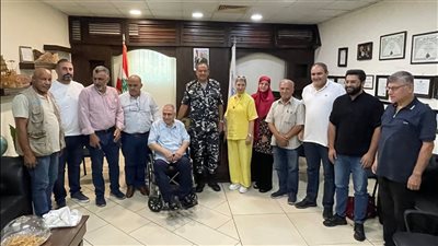 وفد من اعلاميي صيدا زار قائد منطقة الجنوب الإقليمية في قوى الأمن مهنئاً