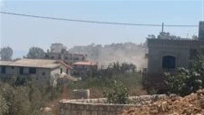 غارة من مسيرة اسرائيلية استهدفت اطراف مدينة الخيام